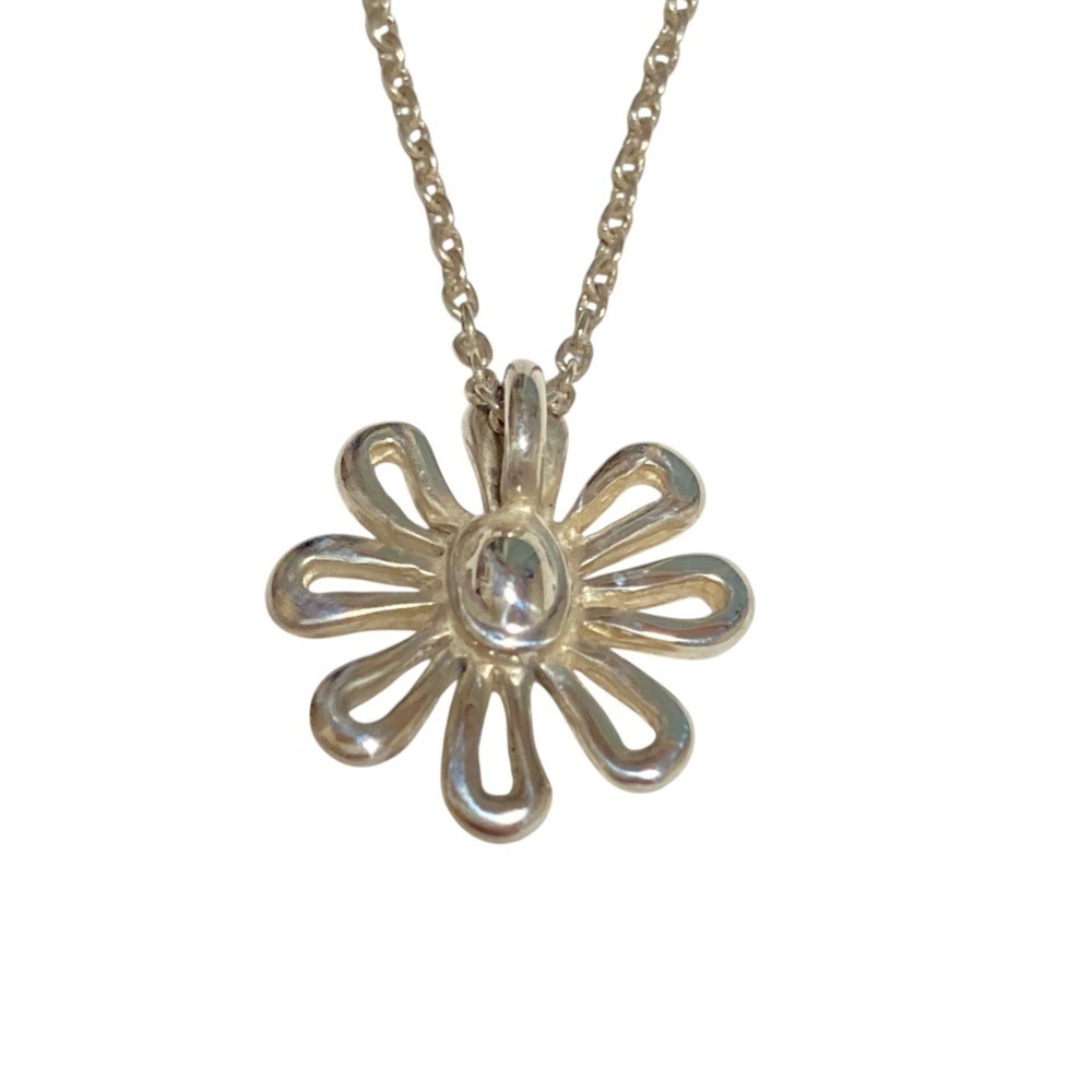 TIFFANY&Co. Tiffany Daisy Flower Necklace, 925 Sterling Silver, Women's